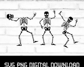 Skeleton Dancing SVG, Skeleton Dancing SVG, Fall svg, File for Cricut