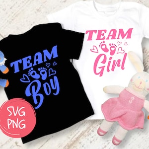 Team Boy svg, Team Girl svg, Team boy Team girl svg, Gender Reveal svg, SVG file, Cricut file