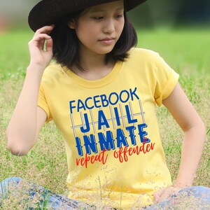 Facebook Jail Inmate Repeat Offender PNG, Instand Download,