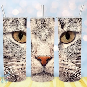 20 oz Skinny Cat Tumbler Wrap, Cat Lover Tumbler Png, Cat Mama, Cat Mom Sublimation Design, Straight&Tapered Tumbler Wrap, Digital download