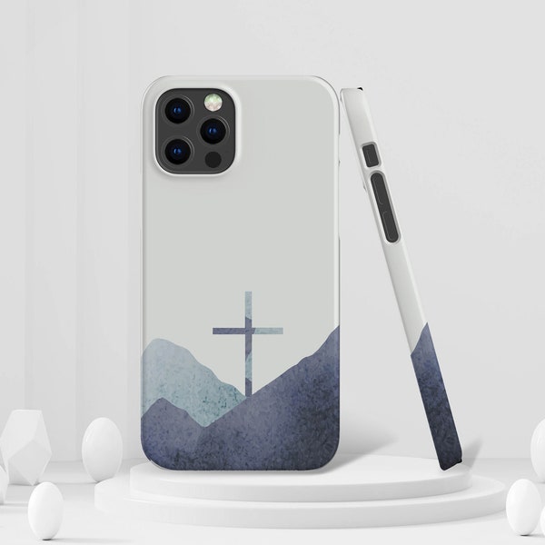 Religious Boho Art Tough phone case iPhone 13 12 11 Pro Max Mini  X XS XR 8+ 7+ , Jesus Art, God Cover, Christian Faith Simple Artwork Cross