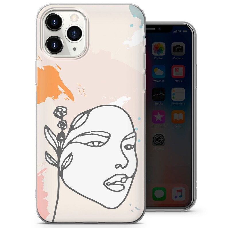 Line Art Female Phone Case For Iphone 11 Pro 5 6 7 8 X Xs Xr Se 12 Huawei P P30 Pro P40 Minimal Aesthetic A131 Samsung 8 9 S10 S9 S S8 Electronics
