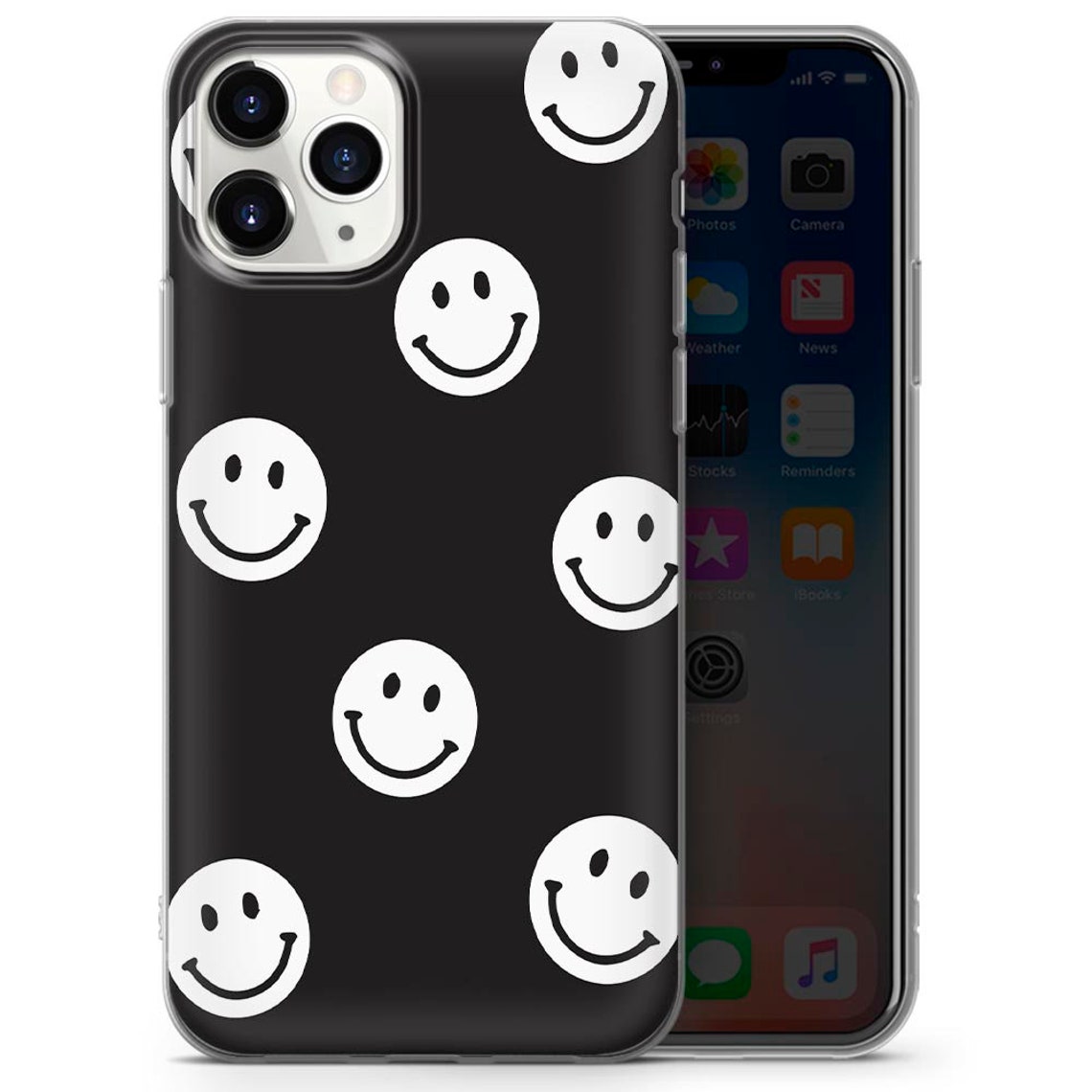 Smiley Faces Phone Case For iPhone 11 Pro 5 6 7 8 X XS XR SE Etsy