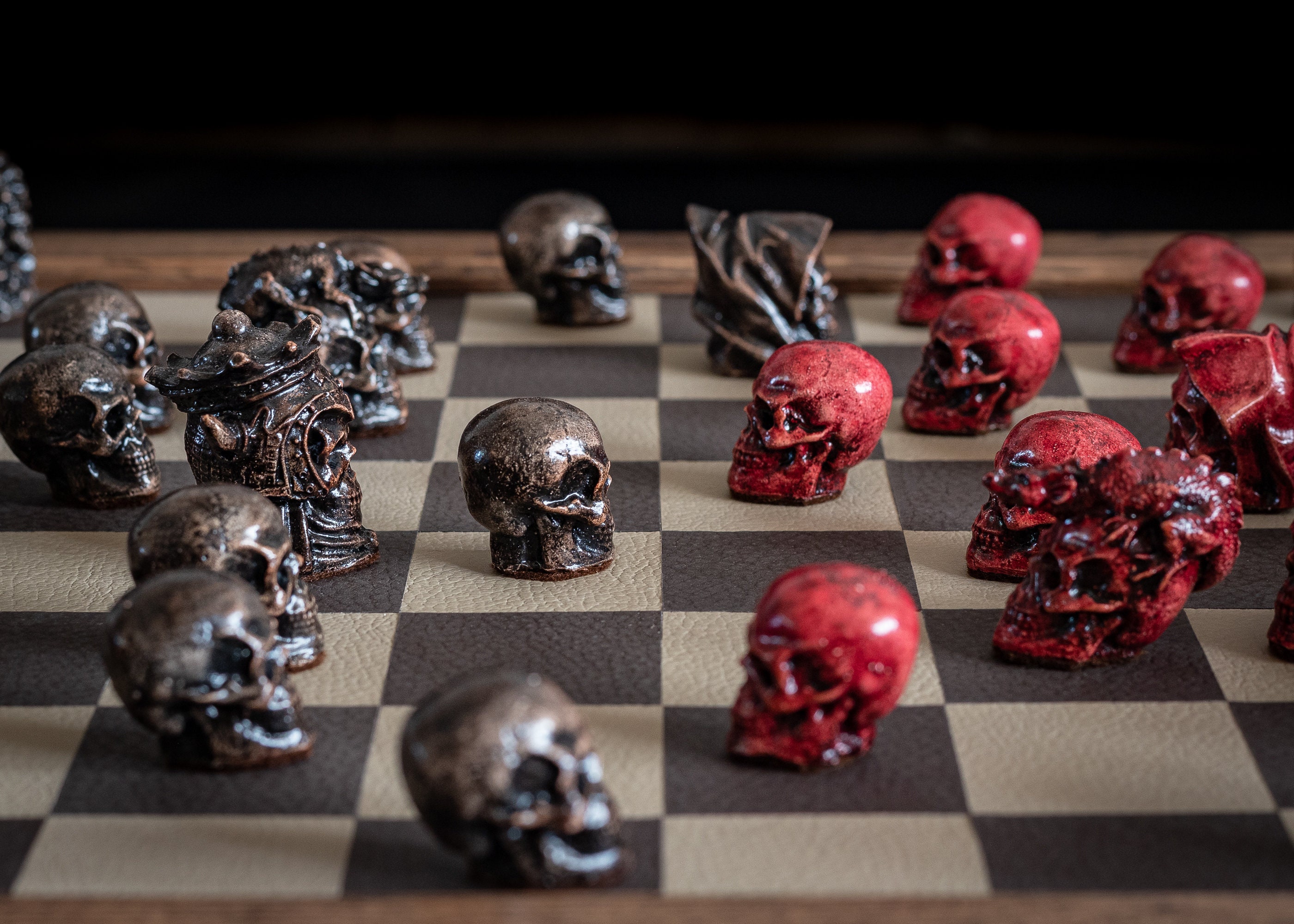 Blumen Totenkopf Schwarz Skull Mayer Chess - Colours Shop