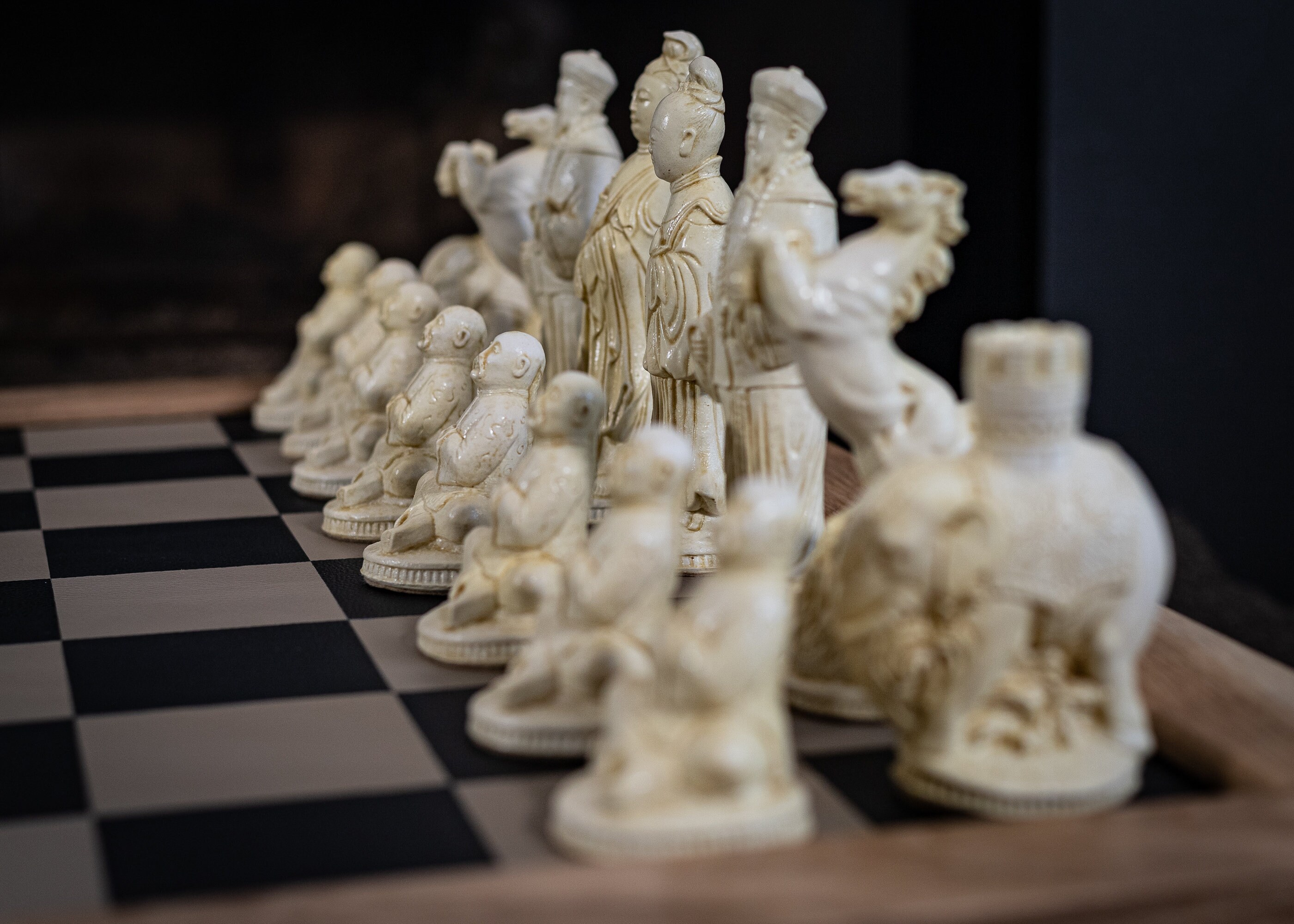 Made to Order Chess Set Eastern Design in a Stone and Aged | Etsy