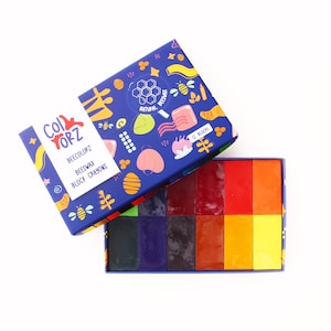 Natural Beeswax Block Crayons ( 12 Blocks)