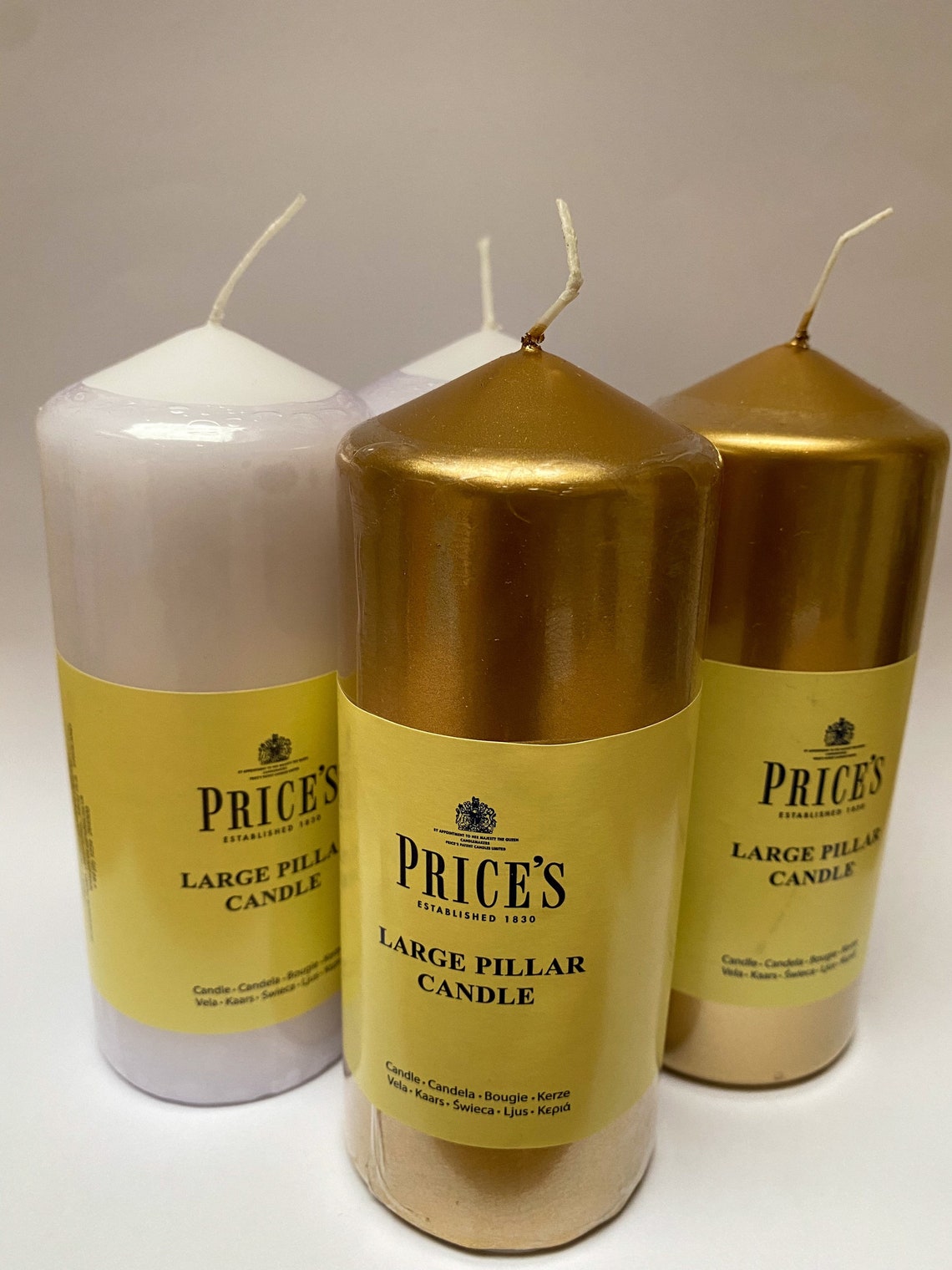 Large 6inch Pillar Candle by Prices Etsy