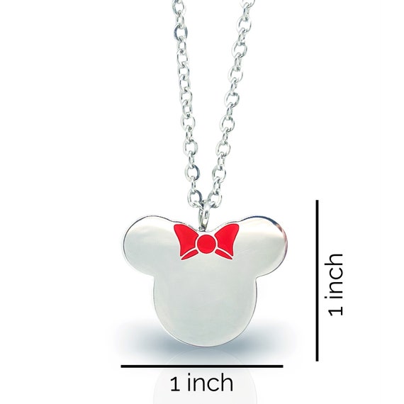 Minnie Mouse Cremation Ashes Remembrance Urn Pendant Necklace