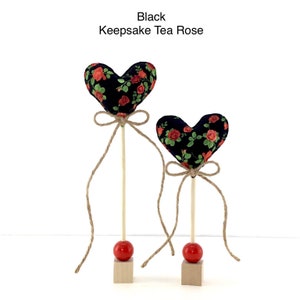 Valentine's Day Keepsake Mini Heart Stands, Unique Handmade Modern ...