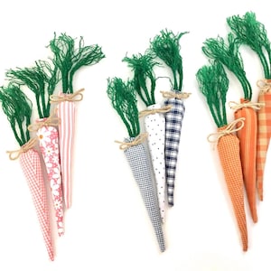 Farmhouse Easter Decor, Thanksgiving, Fabric Carrots,Easter Decor,Bundle of Carrots, Fall Decor,Bowl Filler ,Tiered Tray Decor,Shelf Sitter,