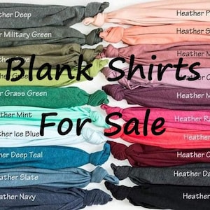 Bella Canvas Blank Shirts for Sale, Bella Canvas Shirts, Ready to Design, Crafting, Design Your Own Shirt, Home made gifts