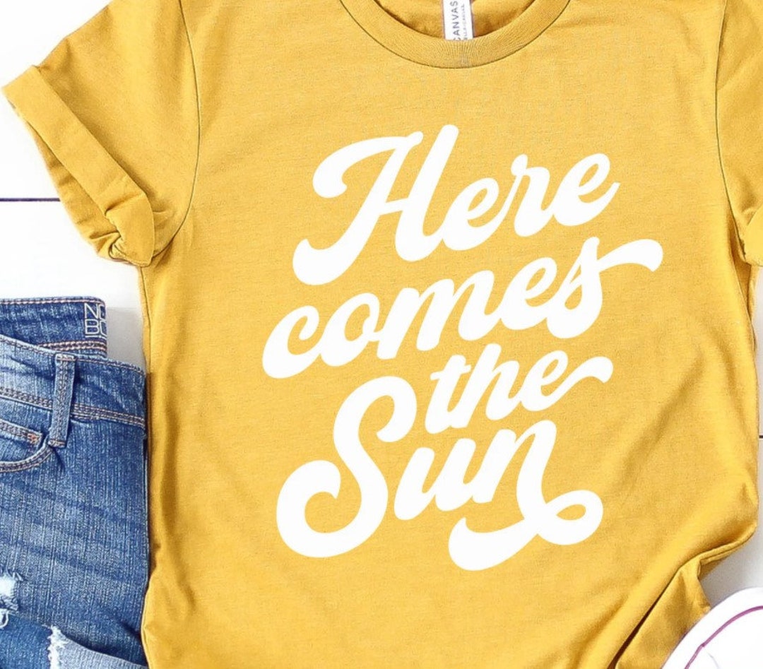Here Comes the Sun Screen Print Transfer - Etsy