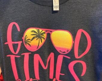Good Times and Tan Lines Shirt, Mom shirt, gift shirt, Summer, Mother's Day, Vacation, Travel, Summertime