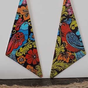 Colorful Bird Earrings
