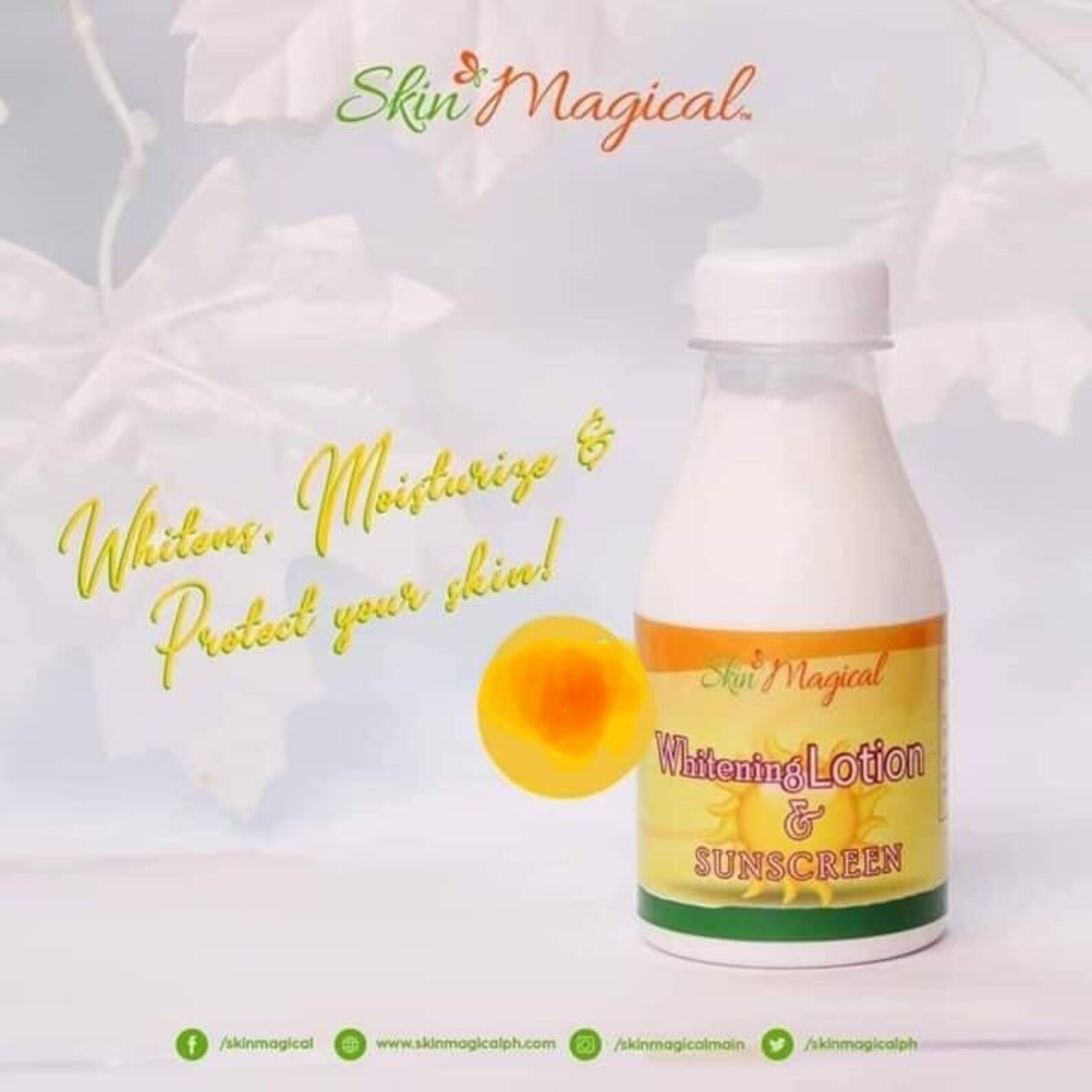 skin magical glow in white lotion