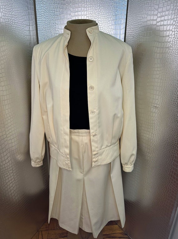Vintage Helyett Lana Wool Skirt Suit