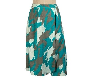 Salvatore Ferragamo Linen Wrap Skirt - Size 12