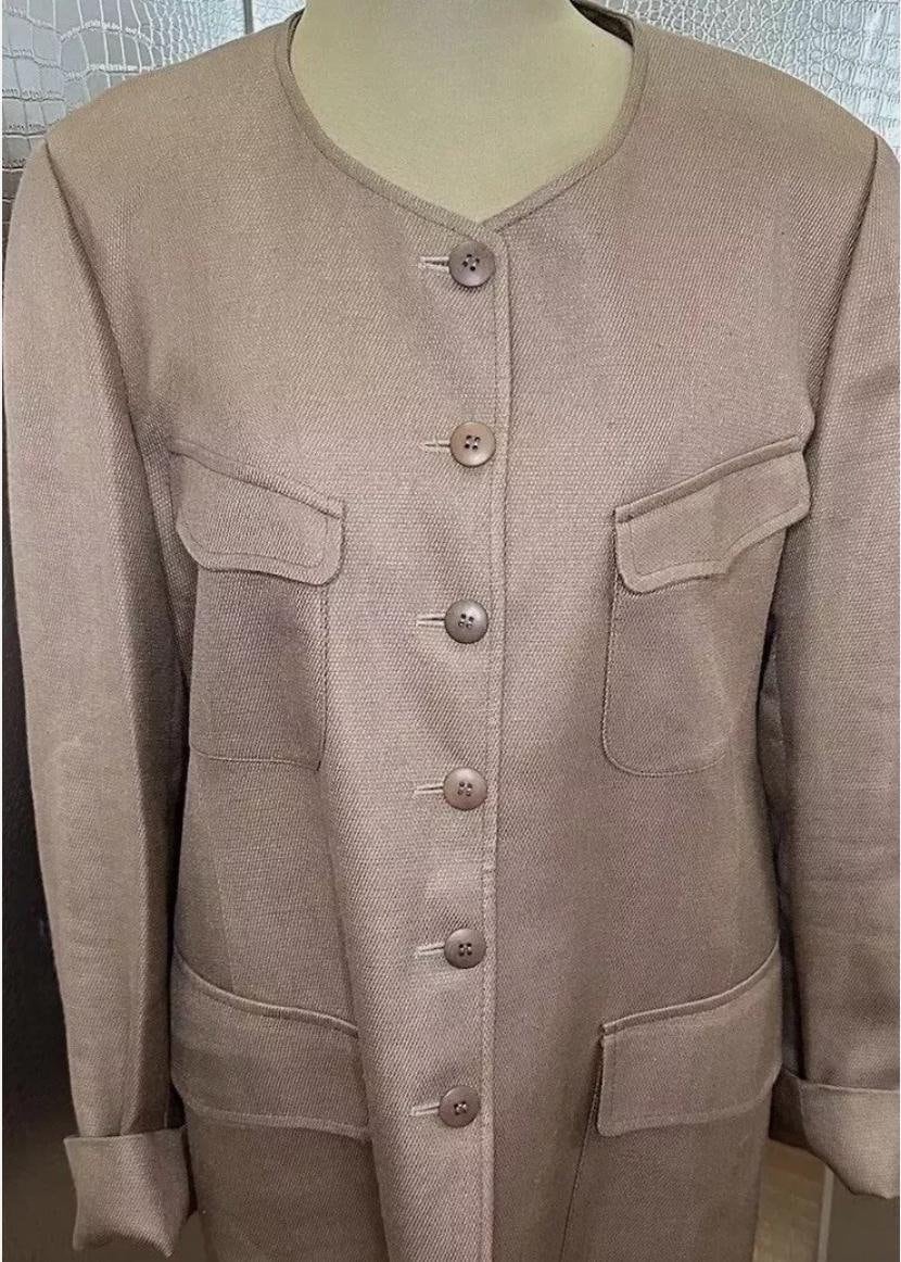 Cacharel, Cacharel Vintage Collarless Blazer Size - Women's Size 46
