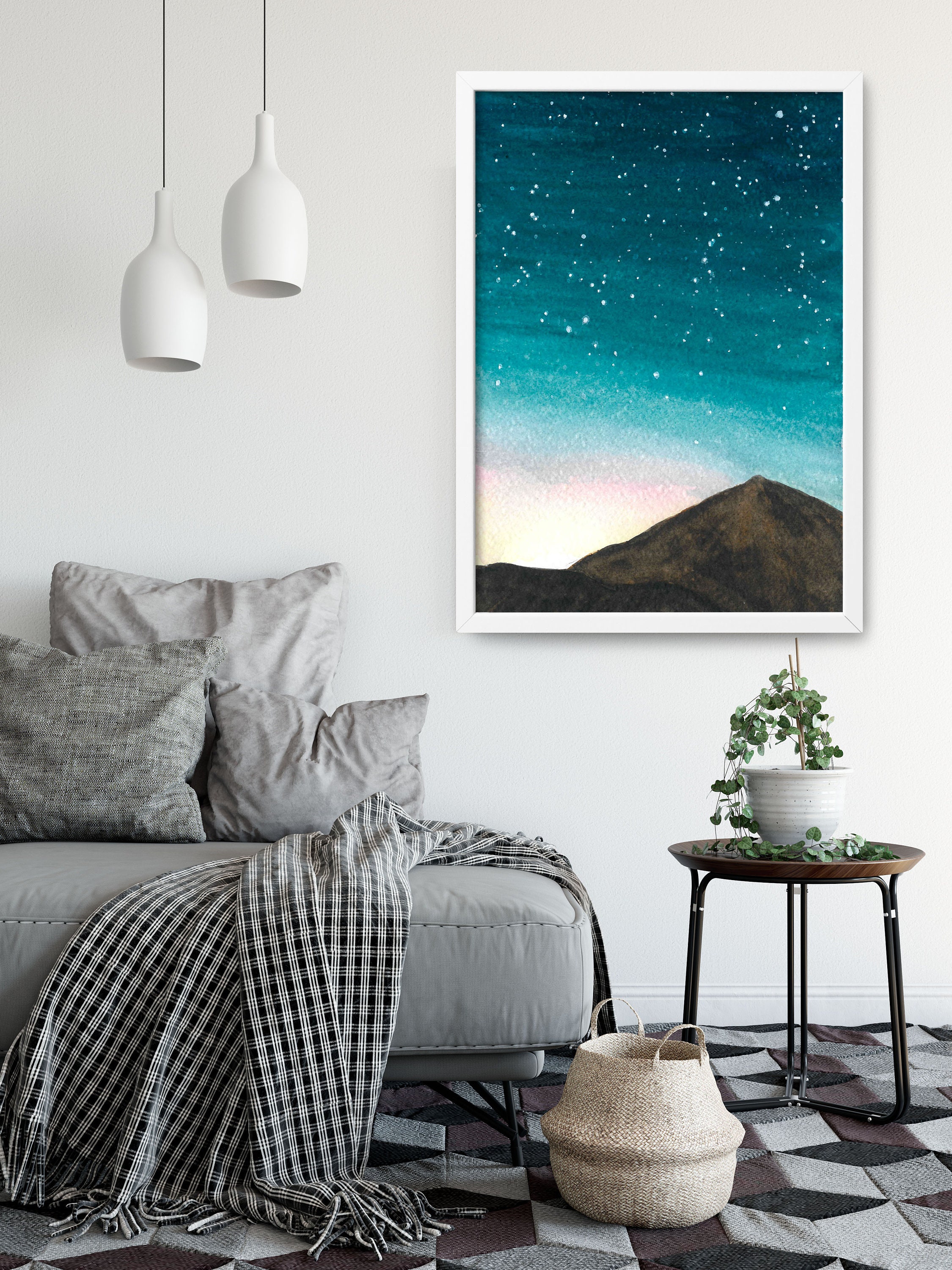 Sunrise Sunrise Wall Art Sunrise & Sunset Watercolor Etsy España