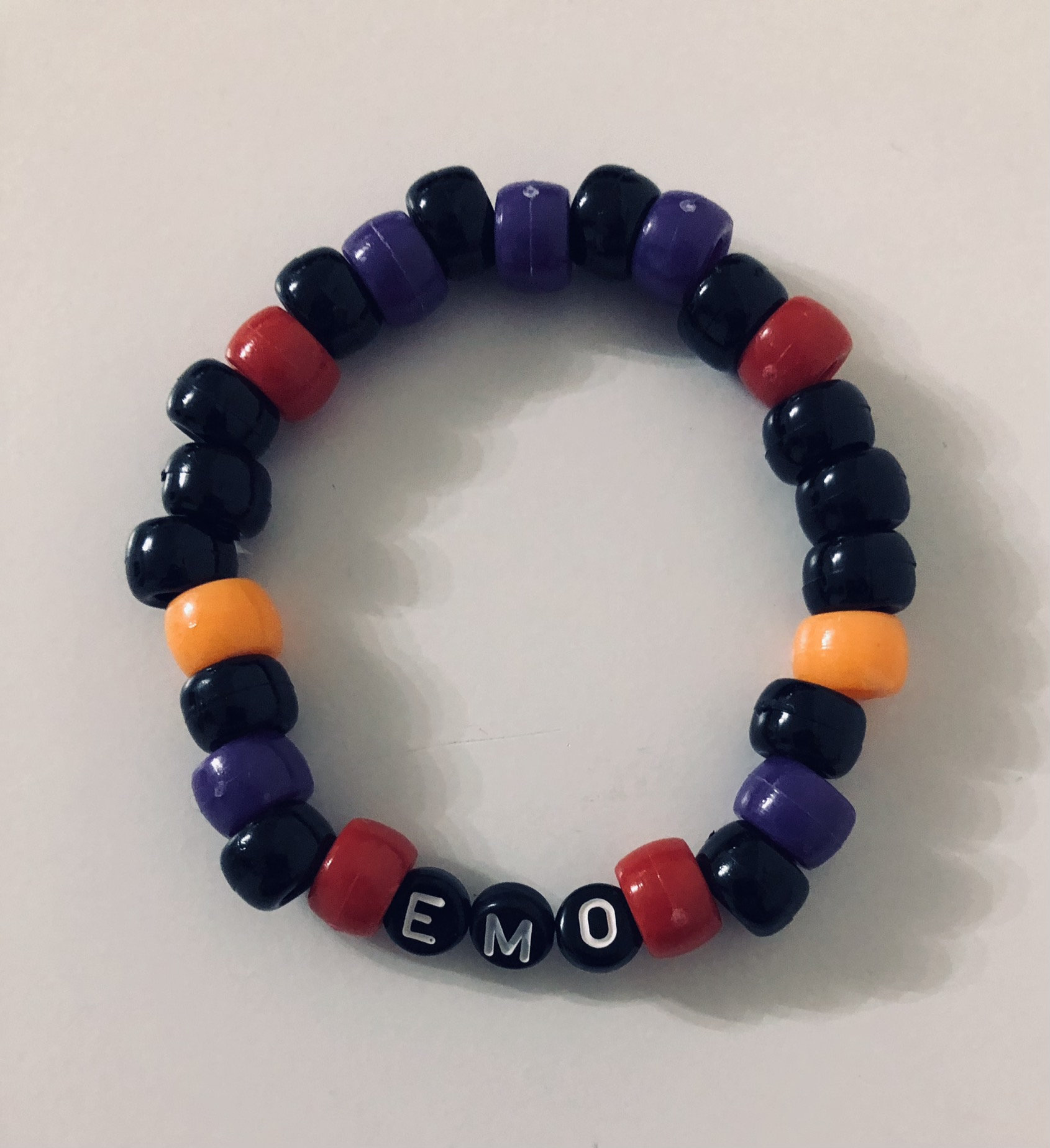 Kandi bracelet Emo handmade jewellery unique Etsy