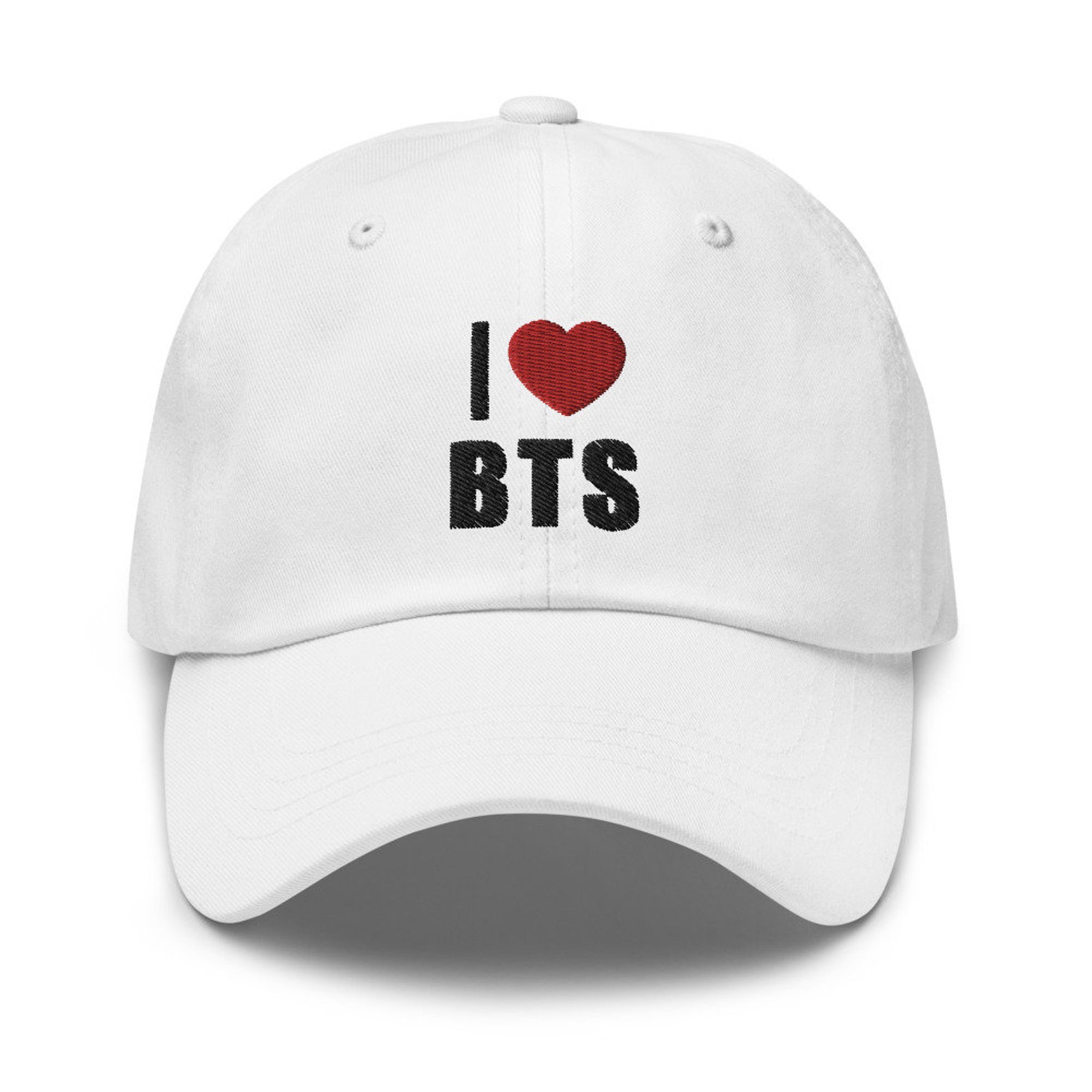 I love BTS hat cap front and back design headwear summer Etsy