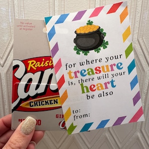 For Where Your Treasure Is Gift Tag – Christian St. Patrick&#39;s Day Printable | Scripture Handout | Instant Download