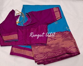 Kuppadam silk  saree with blouse