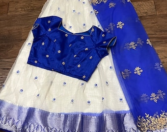 Lehegna Set - Kora benarus silk Lehegna