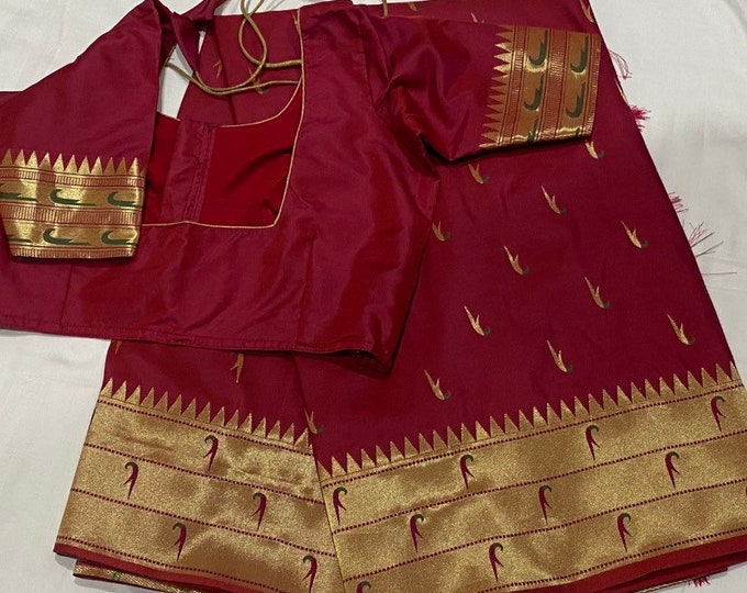 Paithani Silk Saree with blouse