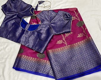 Benarus Warm Silk Saree with Blouse