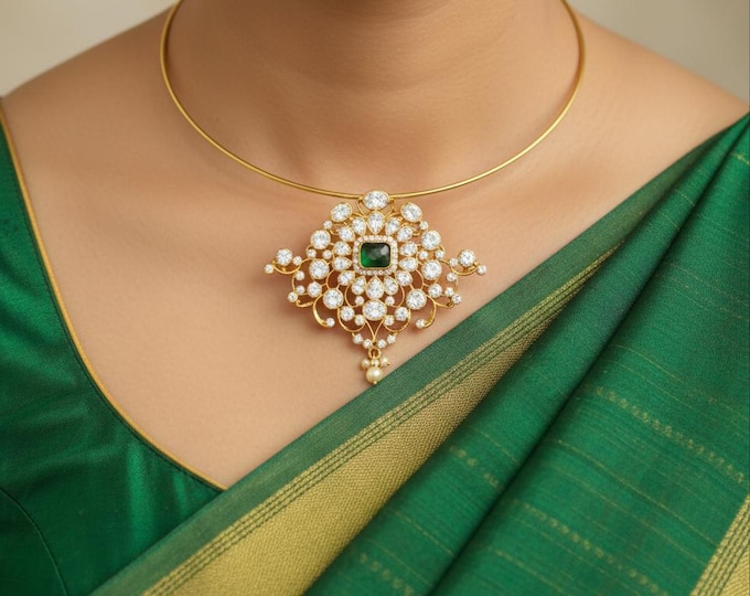 Detachable Pendant Husli Necklace