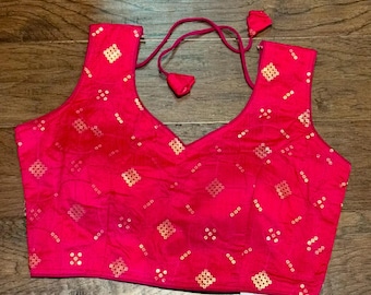 Sequence Readymade sleeveless cocktail party Blouse fits 34-40 size