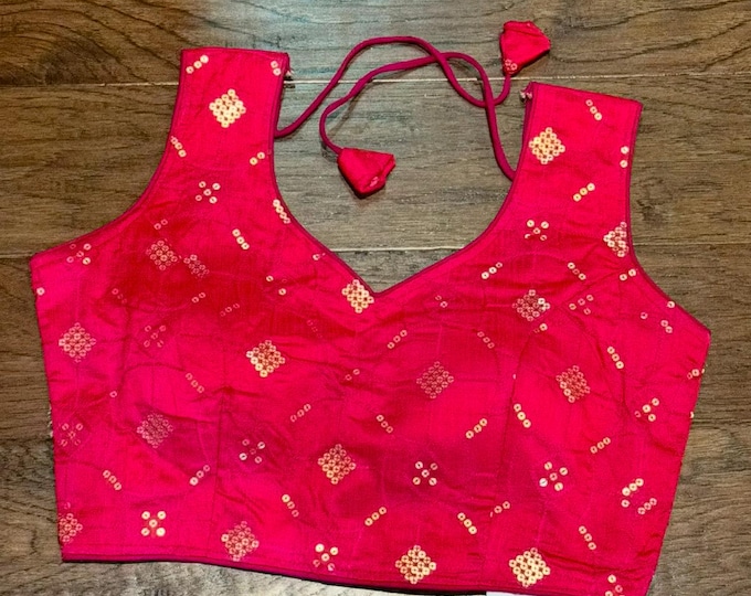 Sequence Readymade sleeveless cocktail party Blouse fits 34-40 size