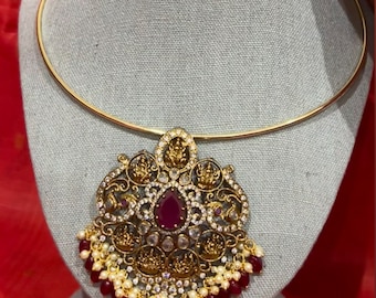 Detachable Pendant Husli Necklace