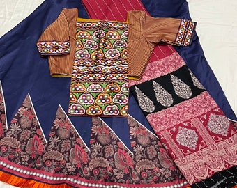Fluid Silk Lehenga And Blouse