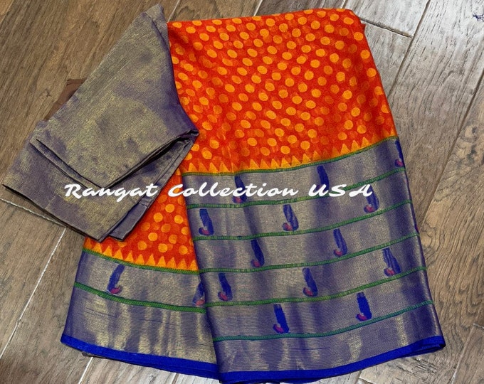 Chiffon Georgette Saree with blouse