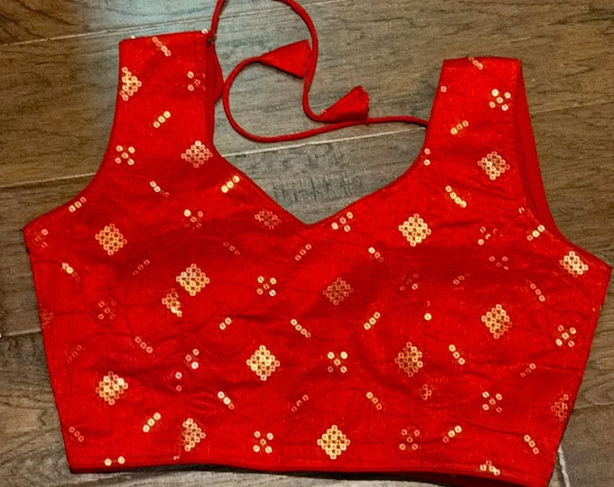 Sequence Readymade sleeveless cocktail party Blouse fits 34-40 size