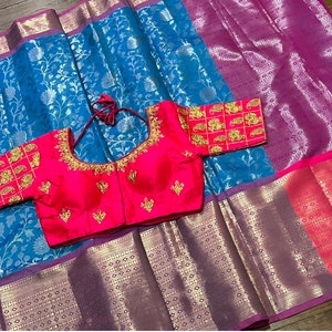 Benarus Soft Silk saree with blouse