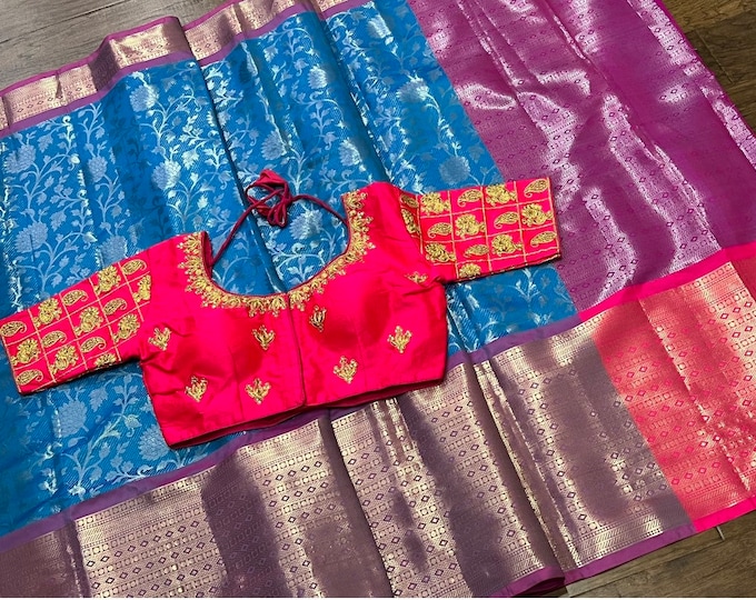 Benarus Soft Silk saree with blouse