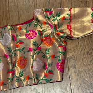 Beautiful  Paithani Silk Blouse (Size 32-44)