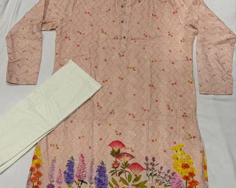 Embroidered Men's Kurta Set: Festive Ready-to-Wear (Fits 40-46 Chest)