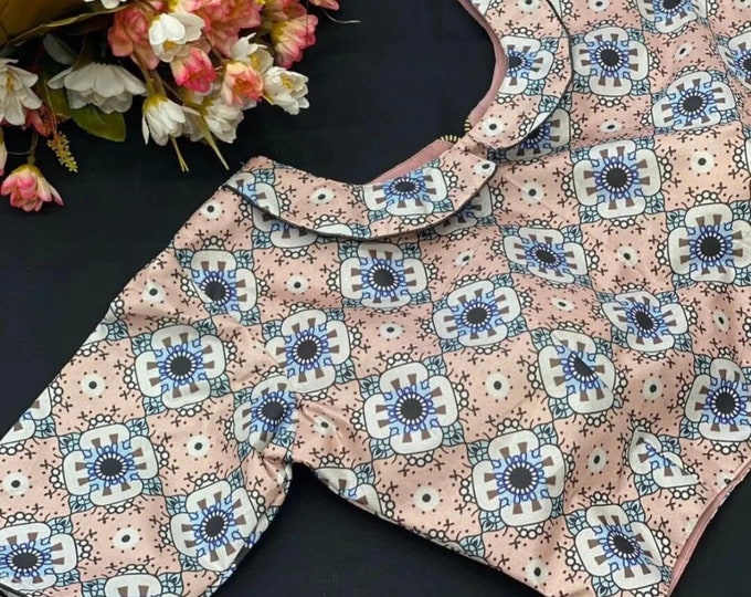 Collar Neck  Readymade Saree Blouse 34-42