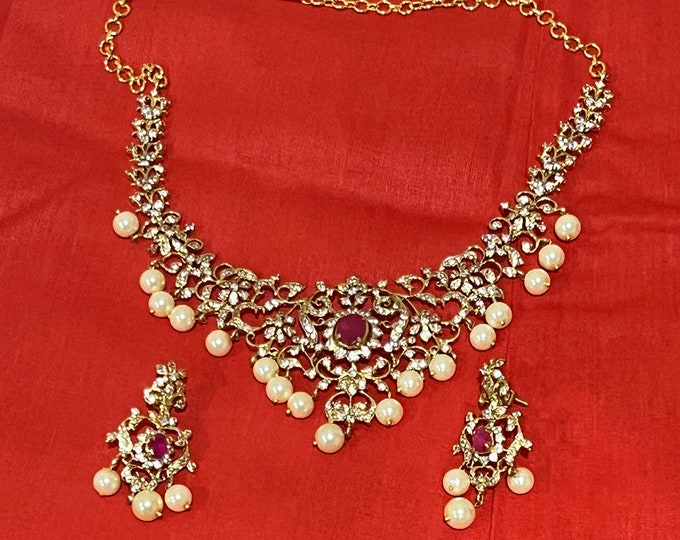 Beautiful AD  necklaces paired with earrings