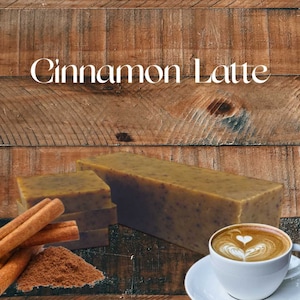 Cinnamon Latte Cold Process Soap Bar