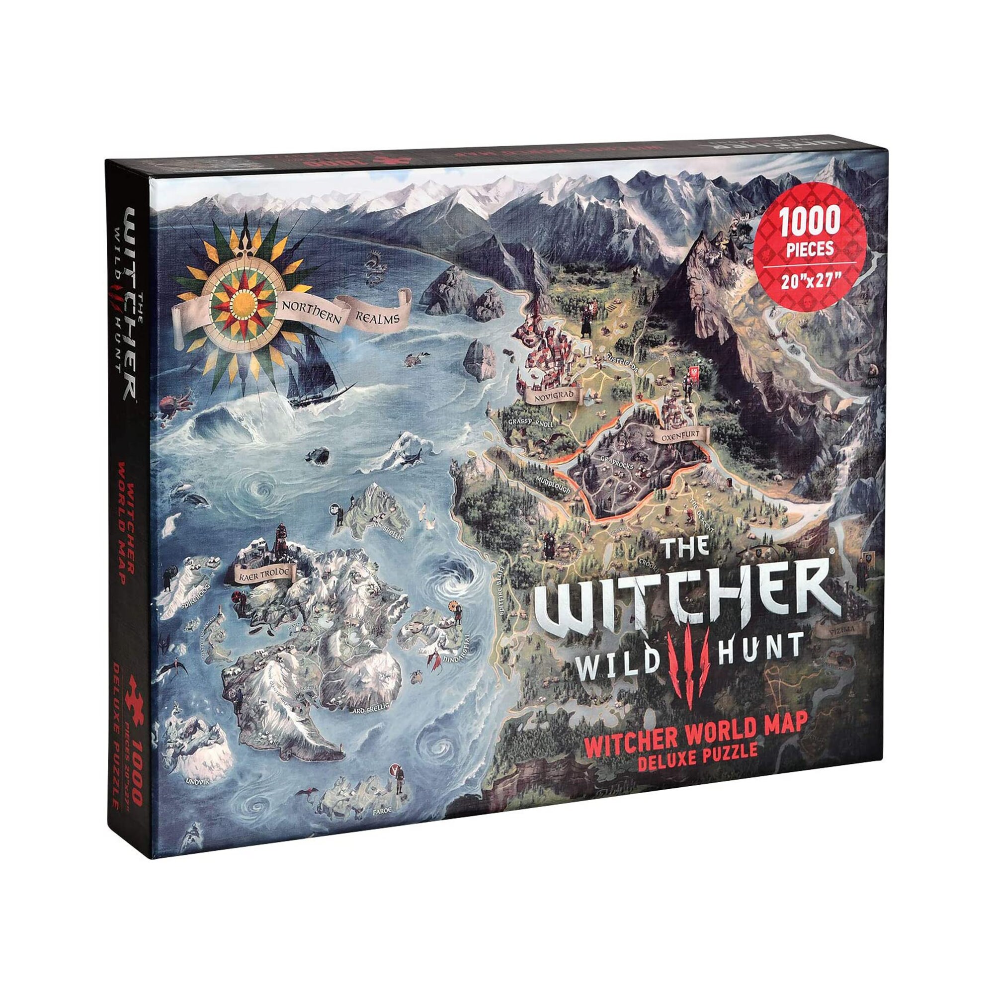 Witcher 3 the Wild Hunt 1000 Pieces Puzzle Etsy