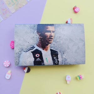 Flipbook Cristiano Ronaldo Score to Juventus Illustration Handmade Customized Animation