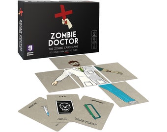 Zombie Doctor Card Game | Funny Card Games for Adults and Teens | 2 - 4 Players | 15 - 30 Minutes | Age 12+