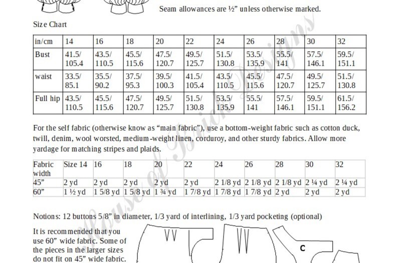 Plus-size Breeches E-pattern, Digital Download PDF Sewing Pattern for ...