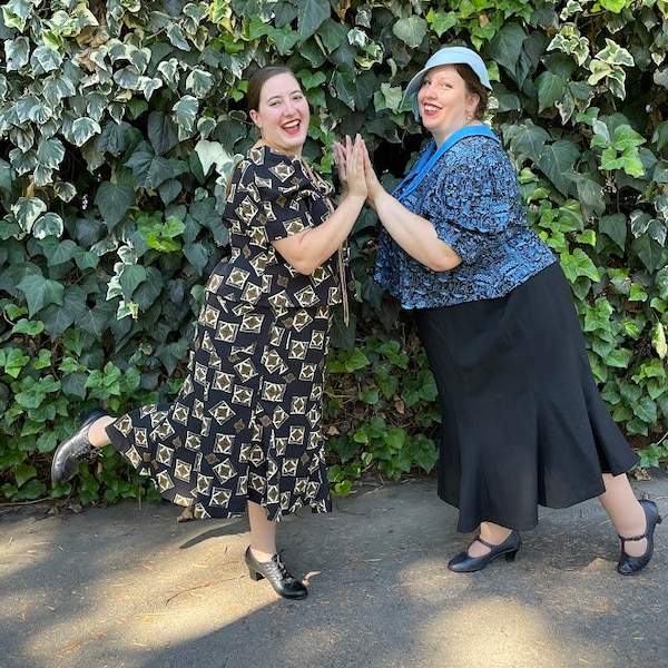 Plus Size 1930's Trumpet Skirt, Billie Skirt E-Pattern