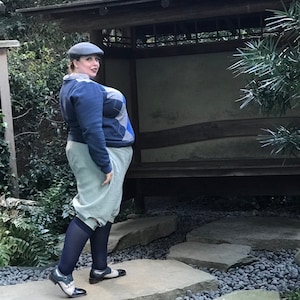 Plus-Size Breeches E-Pattern, Digital Download PDF Sewing Pattern for Sizes 14-32, Amelia Breeches